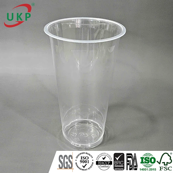 Ly Tim Mềm PP 600ml D90 Trong UKP