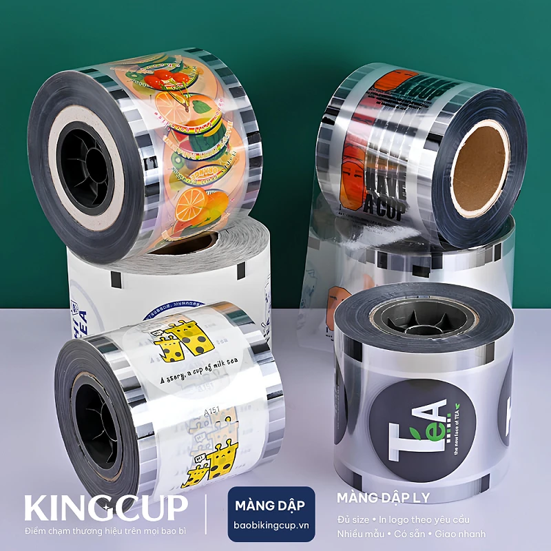 Màng Dập Ly Trơn & In Logo Theo Yêu Cầu (Ø90 - Ø95)