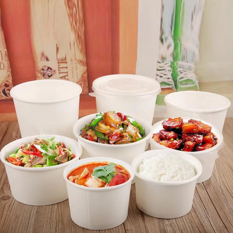 Tô Giấy Đựng Chè 12oz - 16oz Trơn & In Logo Theo Yêu Cầu