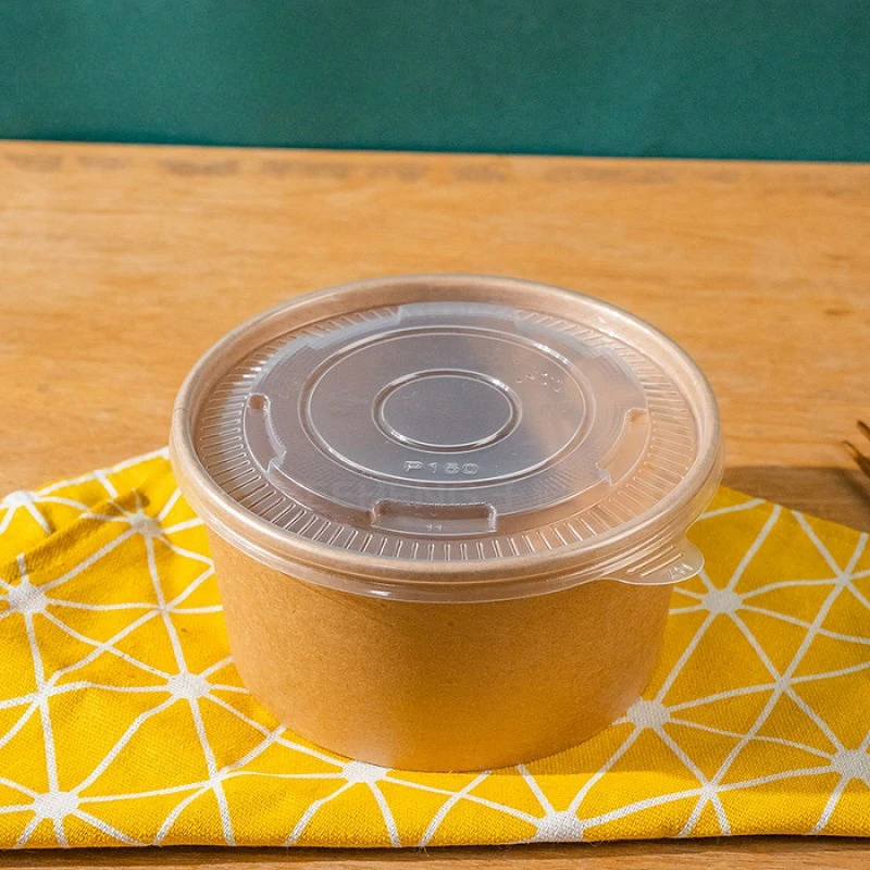 Tô Giấy Kraft Nâu Đựng Cơm, Phở & Món Nước 26oz - 32oz