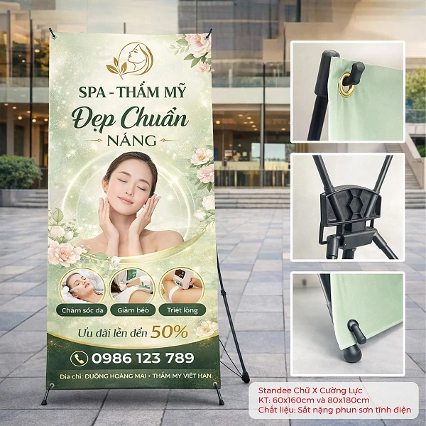 In Standee Theo Yêu Cầu liên quan