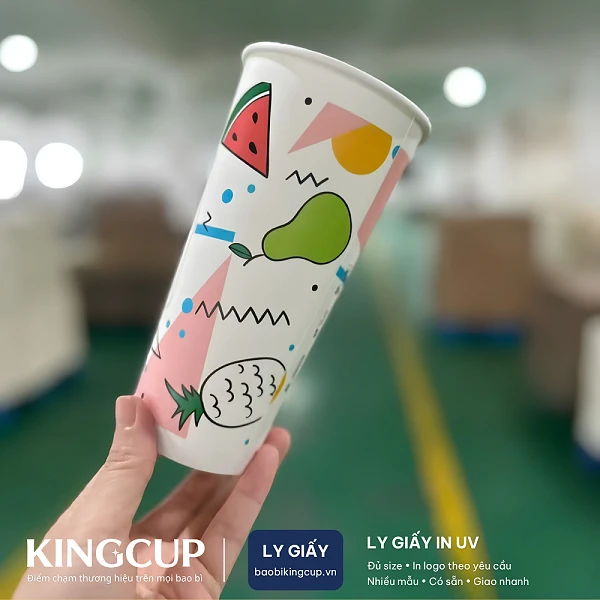 Ly Giấy 1 Lớp In UV Theo Yêu Cầu liên quan