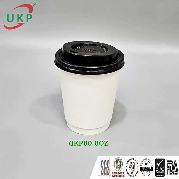 Ly giấy trắng 2 lớp 8oz (240ml/270ml) Ø80 UKP liên quan