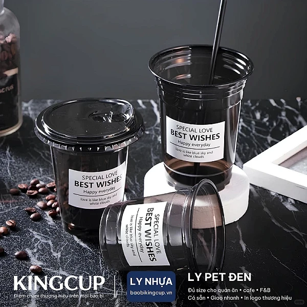 Ly Nhựa PET Đen Phi 93 – 12/14oz (360/414ml) liên quan