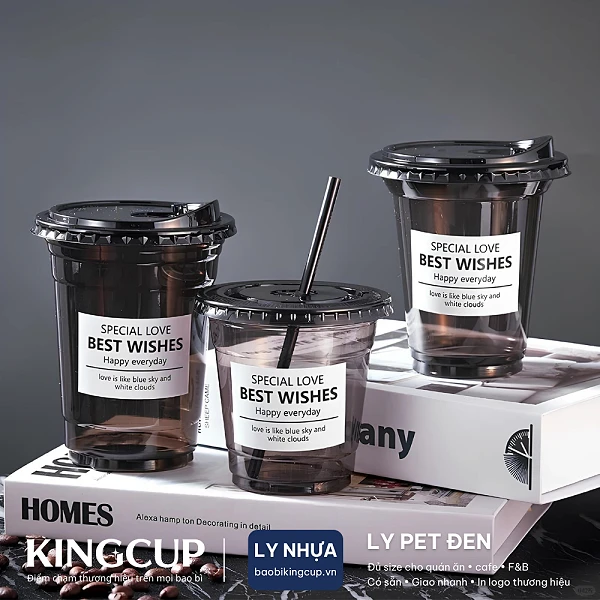 Ly Nhựa PET Đen Phi 93 – 16oz (470ml) liên quan