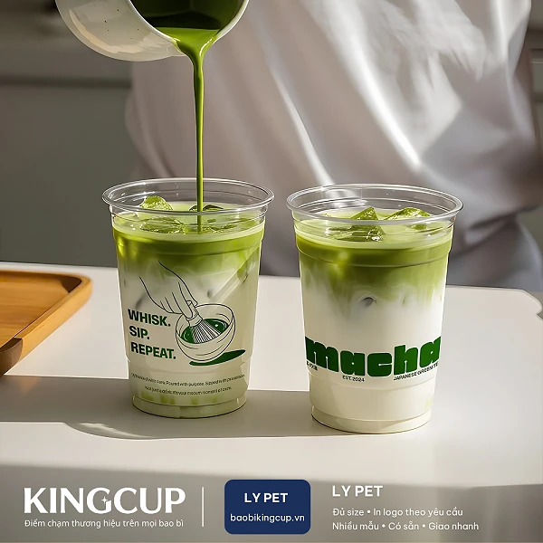 Ly Nhựa PET Trong Suốt In Logo Theo Yêu Cầu liên quan