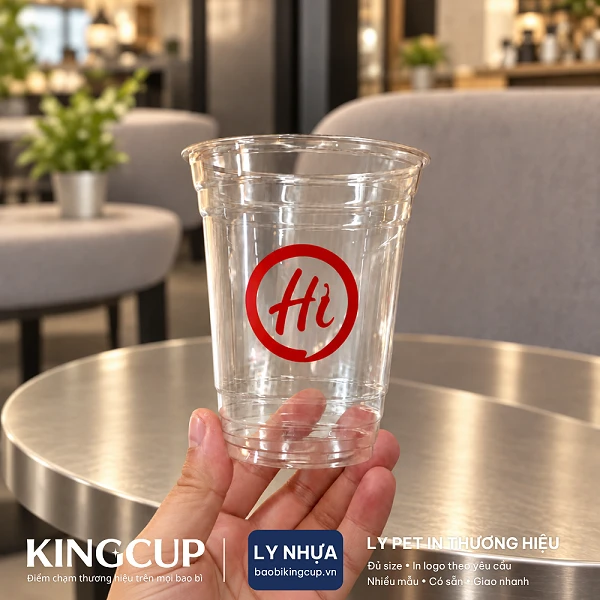 Ly Nhựa PET Trong Suốt In Logo Theo Yêu Cầu liên quan