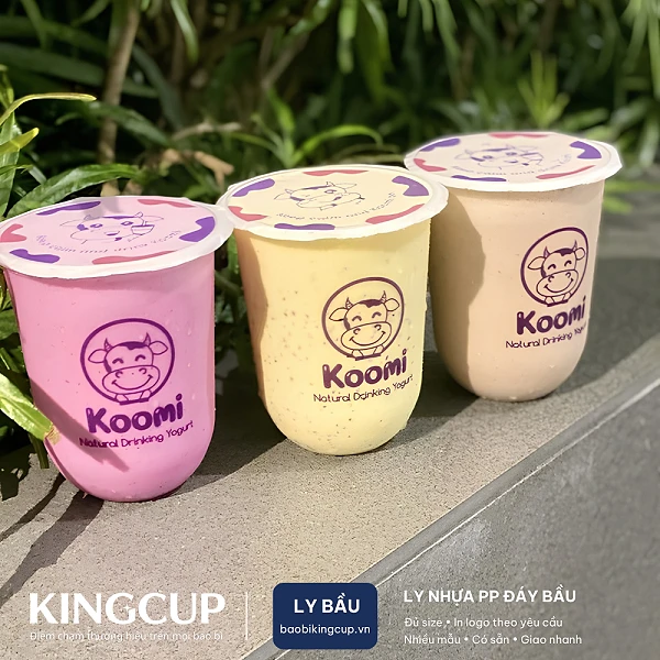 Ly Nhựa PP Đáy Bầu In Logo Theo Yêu Cầu liên quan