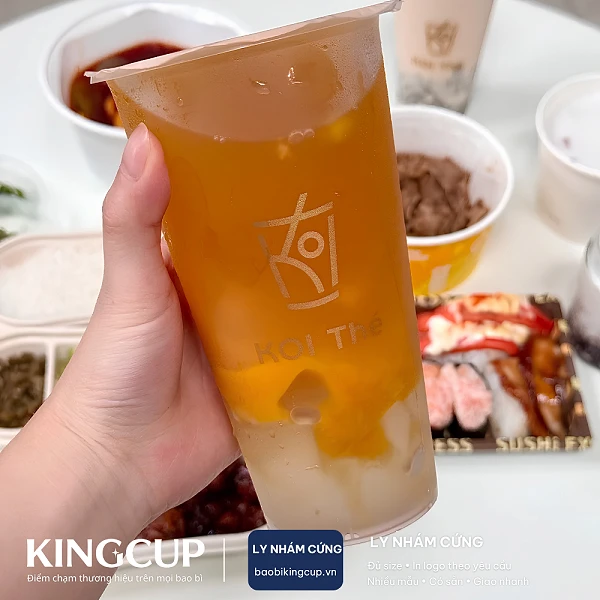 Ly Nhựa PP Tim Nhám Cứng In Logo Theo Yêu Cầu liên quan