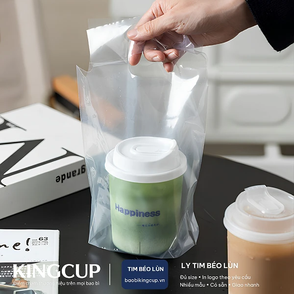 Ly Nhựa Tim Béo Lùn 500ml, 700ml In Logo Theo Yêu Cầu liên quan