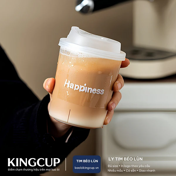 Ly Nhựa Tim Béo Lùn 500ml, 700ml In Logo Theo Yêu Cầu liên quan