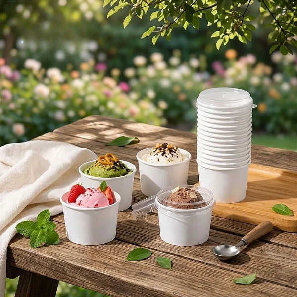 Tô Giấy Đựng Topping 4oz Trơn & In Logo Theo Yêu Cầu liên quan