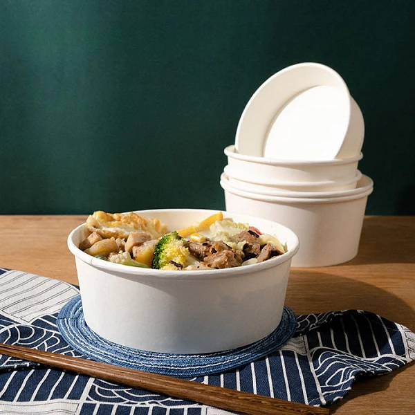 Tô Giấy Trắng Đựng Cơm, Phở & Món Nước 26oz - 32oz liên quan