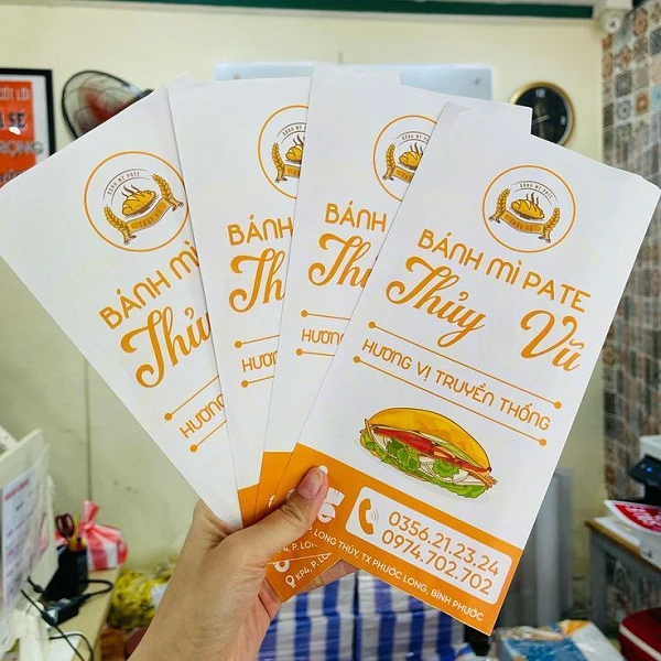 Túi Giấy Đựng Bánh Mì In Logo Theo Yêu Cầu liên quan